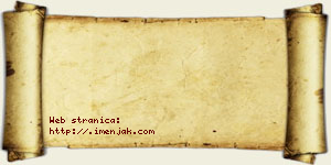 Jakov Dramićanin vizit kartica